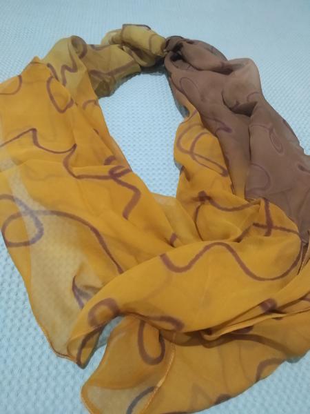 Echarpe em seda pura 