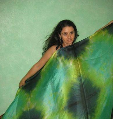 Véu de Seda para Dança do Ventre