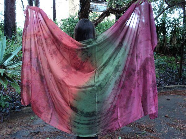 Véu de Seda para Dança do Ventre