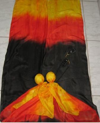 Véu de Seda Poi para Dança do Ventre