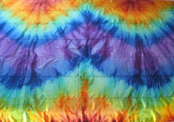 Véu de Seda Patchwork para Dança do Ventre
