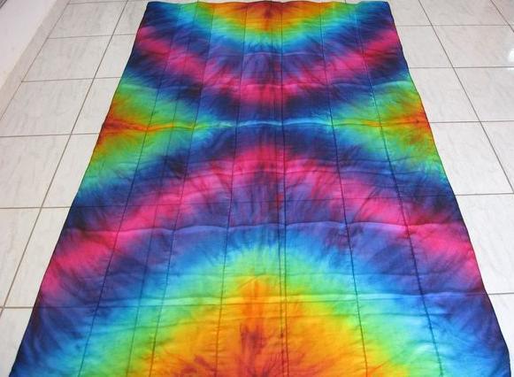 Véu de Seda Patchwork para Dança do Ventre