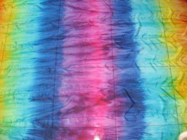 Véu de Seda Patchwork para Dança do Ventre