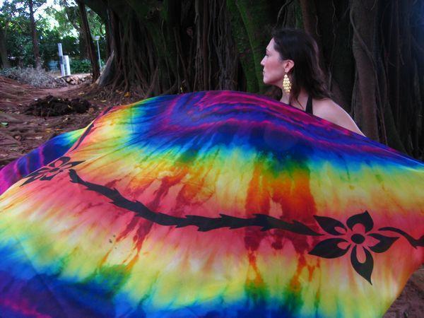 Véu Especial de Seda para Dança do Ventre