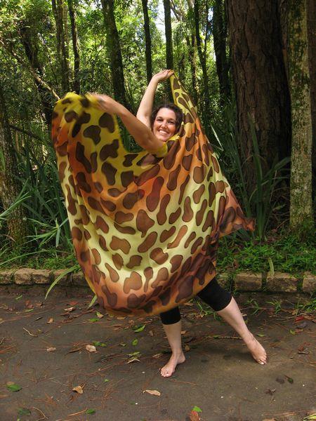 Véu de Seda para Dança do Ventre
