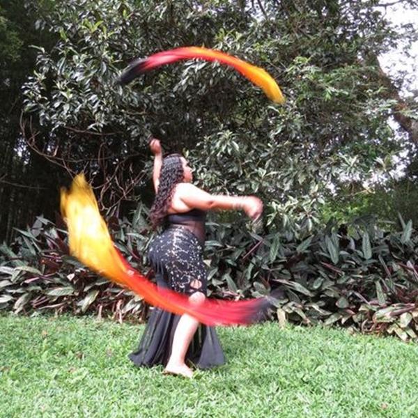 Véu de Seda para Dança do Ventre